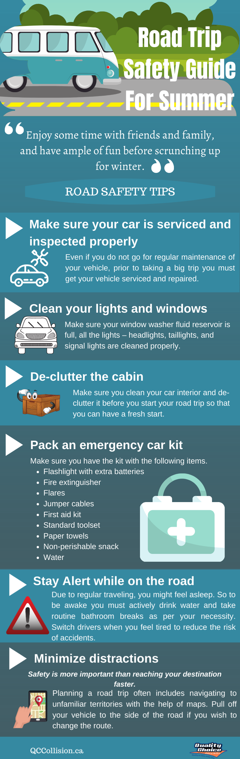 Road Trip Safety Guide For Summer