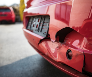 Car bumper damage